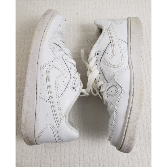 (JL) NIKE Son of Force Women's Shoes Size 8 White Leather Trainer 616302-112 - Picture 1 of 9
